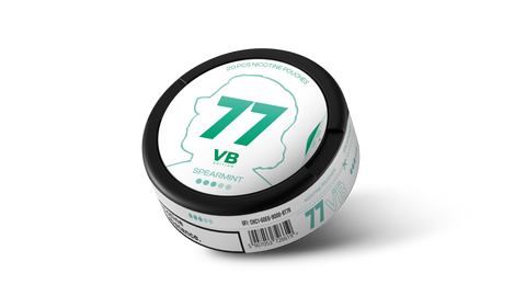 77 Nicotine Pouches VB Edition Spearmint