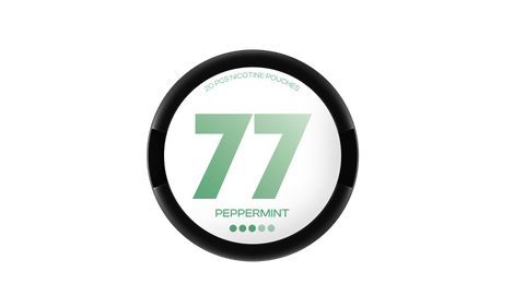77 nikotino maišeliai Peppermint