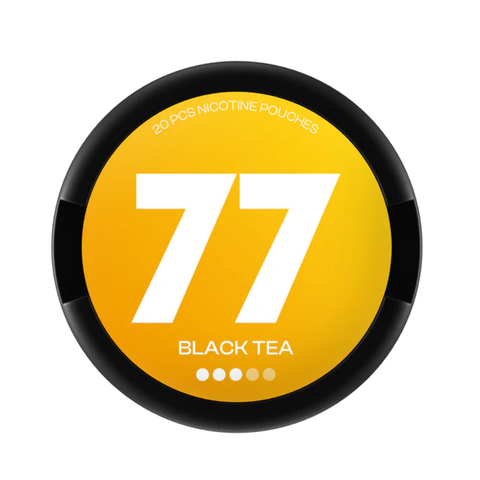 77 nikotino maišeliai Black Tea