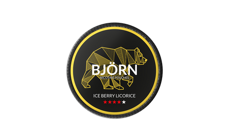 Bjornas Liquorice ir Berry Strong