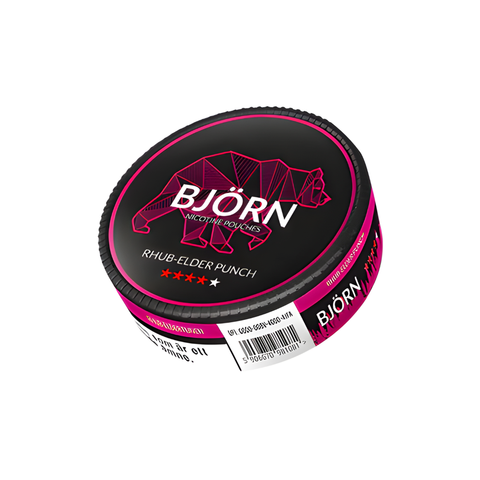 Bjornas Rhubarb ir Elder Punch Medium