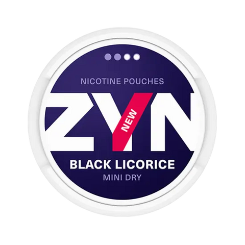 Zyn Mini Dry Black Licorice 3mg