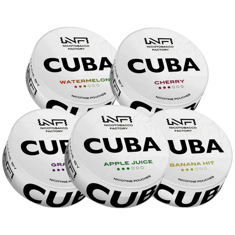 5 x Cuba White Mixpack