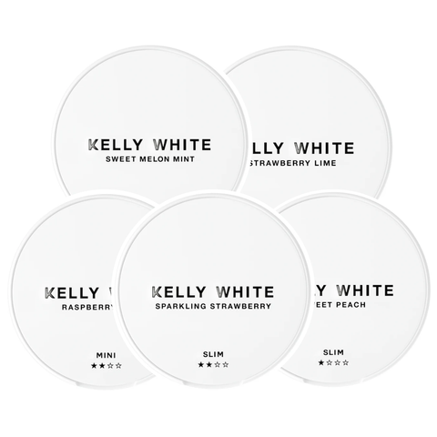 5x Kelly White Mixpack