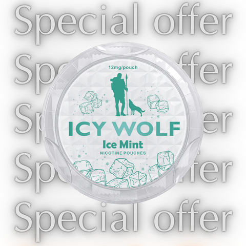 Icy Wolf Cool Mint 9 mg – specialus pasiūlymas