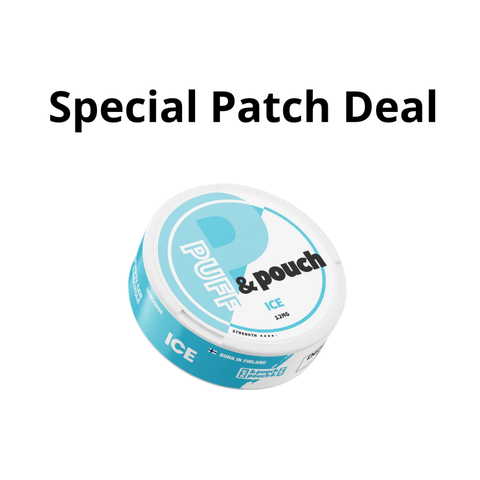 Puff & Pouch Ice 12mg - Special Patch Deals