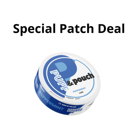 Puff & Pouch Peppermint 12 mg - Special Patch Deals